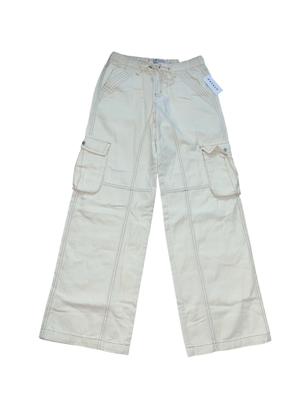 NWT pacsun cream baggy cargo pants